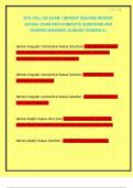 BYU CELL 220 EXAM 1 NEWEST 2025&sol;2026 NEWEST ACTUAL EXAM WITH COMPLETE QUESTIONS AND VERIFIED ANSWERS &vert;ALREADY GRADED A&plus;