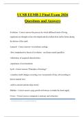 UCSB EEMB 2 Final Exam 2026 Questions and Answers
