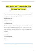 EPA Section 608 - Type 2 Exam 2026 Questions and Answers