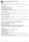 D393 History of Healthcare in America Exam Questions and Answers 100&percnt; Pass &vert;Verified & Updated&vert;ACTUAL 2025&sol;2026 Cheat Sheet