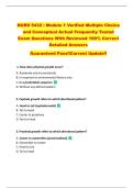 NURS 5432 &colon; Module 1 Verified Multiple Choice  and Conceptual Actual Frequently Tested  Exam Questions With Reviewed 100&percnt; Correct  Detailed Answers  Guaranteed Pass&excl;&excl;Current Update&excl;&excl; 