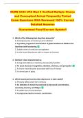 NURS 5432 UTA Mod 5 Verified Multiple Choice  and Conceptual Actual Frequently Tested  Exam Questions With Reviewed 100&percnt; Correct  Detailed Answers  Guaranteed Pass&excl;&excl;Current Update&excl;&excl; 