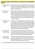 NSC&colon; First Aid Quick Guide UPDATED    ACTUAL Questions and CORRECT  Answers