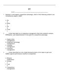 Strategic Management 2nd Edition &lpar;Frank T&period; Rothaermel&rpar; Test Bank Practice Questions and Answers Complete Exam Material