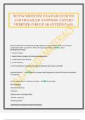 MN576 MIDTERM EXAM QUESTIONS AND DETAILED ANSWERS&period; EXPERT VERIFIED FOR GUARANTEED PASS&period;