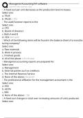 Managerial Accounting IVY software Exam Questions and Answers 100&percnt; Pass &vert;Verified & Updated&vert;ACTUAL 2025&sol;2026 Cheat Sheet