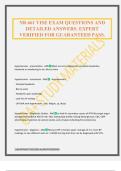 NR 661 VISE EXAM QUESTIONS AND DETAILED ANSWERS&period; EXPERT VERIFIED FOR GUARANTEED PASS&period;