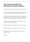 FDNY COF B28 EXAM SCRIPT 2026 QUESTIONS WITH ANSWERS GRADED A&plus;
