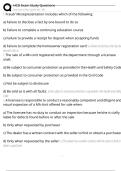 HCD Exam Study Questions Exam Questions and Answers 100&percnt; Pass &vert;Verified & Updated&vert;ACTUAL 2025&sol;2026 Cheat Sheet