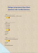 Michigan Jurisprudence Exam &vert;Exam Questions with Certified Solutions&period;       