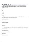 &lpar;15&rpar; BUSN Ch&period; 14 - Goo with questions and answers