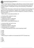 Justin PCCET Study Guide Part 1 Exam Questions and Answers 100&percnt; Pass &vert;Verified & Updated&vert;ACTUAL 2025&sol;2026 Cheat Sheet