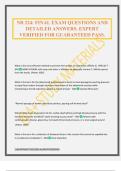NR 224&colon; FINAL EXAM QUESTIONS AND DETAILED ANSWERS&period; EXPERT VERIFIED FOR GUARANTEED PASS&period;