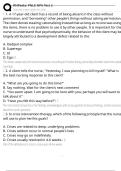 RNPedia&colon; PNLE NP5 Test 2 Exam Questions and Answers 100&percnt; Pass &vert;Verified & Updated&vert;ACTUAL 2025&sol;2026 Cheat Sheet