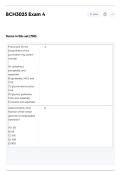 BCH3025 Exam 4 Exam Questions and Answers 100&percnt; Pass &vert;Verified & Updated&vert;ACTUAL 2025&sol;2026 Cheat Sheet