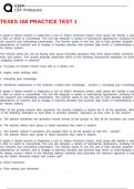 TEXES 160 PRACTICE TEST 1