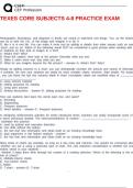 TEXES CORE SUBJECTS 4-8 PRACTICE EXAM