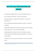 nur 155 exam 3 2026 Questions and Answers