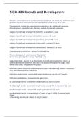NSG-434 Growth and Development Questions and Answers 2025