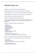 NSG-434 Topic 3 GI&period; Questions and Answers 2025