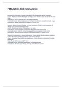 PBA NSG-434 med admin questions with correct answers