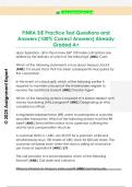 FINRA SIE Practice Test Questions and  Answers &lpar;100&percnt; Correct Answers&rpar; Already  Graded A&plus; 