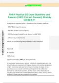FINRA Practice SIE Exam Questions and  Answers &lpar;100&percnt; Correct Answers&rpar; Already  Graded A&plus;