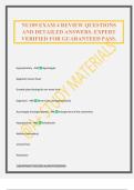NU189 EXAM 4 REVIEW QUESTIONS AND DETAILED ANSWERS&period; EXPERT VERIFIED FOR GUARANTEED PASS&period;