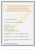 NU189 EXAM 5 QUESTIONS AND DETAILED ANSWERS&period; EXPERT VERIFIED FOR GUARANTEED PASS&period;