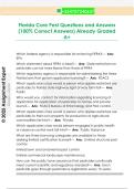 Florida Core Pest Questions and Answers  &lpar;100&percnt; Correct Answers&rpar; Already Graded  A&plus;