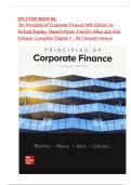 Principles of Corporate Finance - Stuvia US