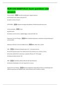 NUR 624 MARYVILLE Exam questions and  answers
