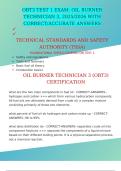 OBT3 TEST 1 EXAM&colon; OIL BURNER TECHNICIAN 3&comma; 2025&sol;2026 WITH CORRECT&sol;ACCURATE ANSWERS