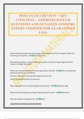 PEDS EXAM 2 REVIEW &plus; KEY CONCEPTS &ndash; AMERITECH EXAM QUESTIONS AND DETAILED ANSWERS&period; EXPERT VERIFIED FOR GUARANTEED PASS&period;