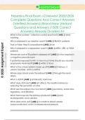Fresenius Final Exam v2 Newest 2025&sol;2026  Complete Questions And Correct Answers  &lpar;Verified Answers&rpar;&vert;Brand New Version&excl;  Questions and Answers &lpar;100&percnt; Correct  Answers&rpar; Already Graded A&plus; 