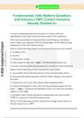Fundamentals CMS Midterm Questions  and Answers &lpar;100&percnt; Correct Answers&rpar;  Already Graded A&plus;