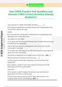 Gas CFESA Practice Test Questions and  Answers &lpar;100&percnt; Correct Answers&rpar; Already  Graded A&plus;