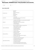 Rasmussen&comma; NUR2092 Exam 1 Prep Questions and Answers