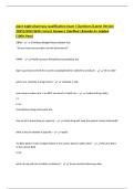 giant eagle pharmacy qualification exam &vert;Questions &lpar;Latest Version 2025&vert;2026&rpar; With Correct Answers &vert;Verified &vert;Already A&plus; Graded &lpar;100&percnt; Pass&rpar;