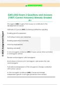 GMS 6552 Exam 2 Questions and Answers  &lpar;100&percnt; Correct Answers&rpar; Already Graded  A&plus; 