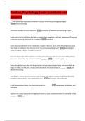 Positive Psychology Exam questions and  answers 