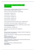 MAI EXAM 2 QUESTIONS AND ANSWERS