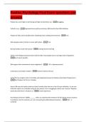 Positive Psychology Final Exam questions and  answers 