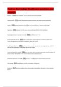 Positive Psychology Final Exam questions and  answers 