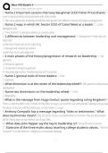Bus 410 Exam 1 Exam Questions and Answers 100&percnt; Pass &vert;Verified & Updated&vert;ACTUAL 2025&sol;2026 Cheat Sheet
