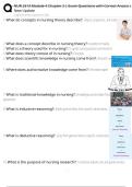 NUR 2313 Module 4 Chapter 2 &vert; Exam Questions with Correct Answers &vert; New Update 
