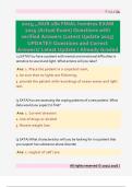 2025&comma;&comma;&comma;NUR 180 FINAL hondros EXAM  2025 &lpar;Actual Exam&rpar; Questions with  verified Answers &lpar;Latest Update 2025&rpar;  UPDATE&excl;&excl; Questions and Correct  Answers&sol; Latest Update &sol; Already Graded