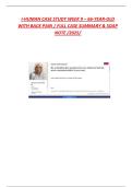 i-Human Week 9 Case&colon; 66-Year-Old Female with Back Pain &ndash; Osteoporotic Compression Fracture SOAP Note & Summary