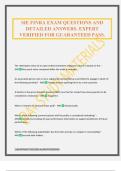 SIE FINRA EXAM QUESTIONS AND DETAILED ANSWERS&period; EXPERT VERIFIED FOR GUARANTEED PASS&period;