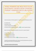 FINRA WEBSITE SIE PRACTICE EXAM QUESTIONS AND DETAILED ANSWERS&period; EXPERT VERIFIED FOR GUARANTEED PASS&period;
